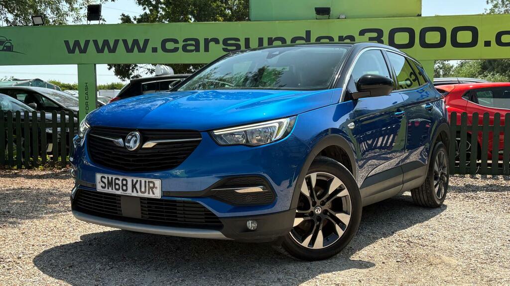 Vauxhall Grandland X 1.5 Turbo D Blueinjection Sport Nav Euro 6 S SM68KUR Blue #3