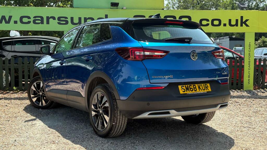 Vauxhall Grandland X 1.5 Turbo D Blueinjection Sport Nav Euro 6 S SM68KUR Blue #4