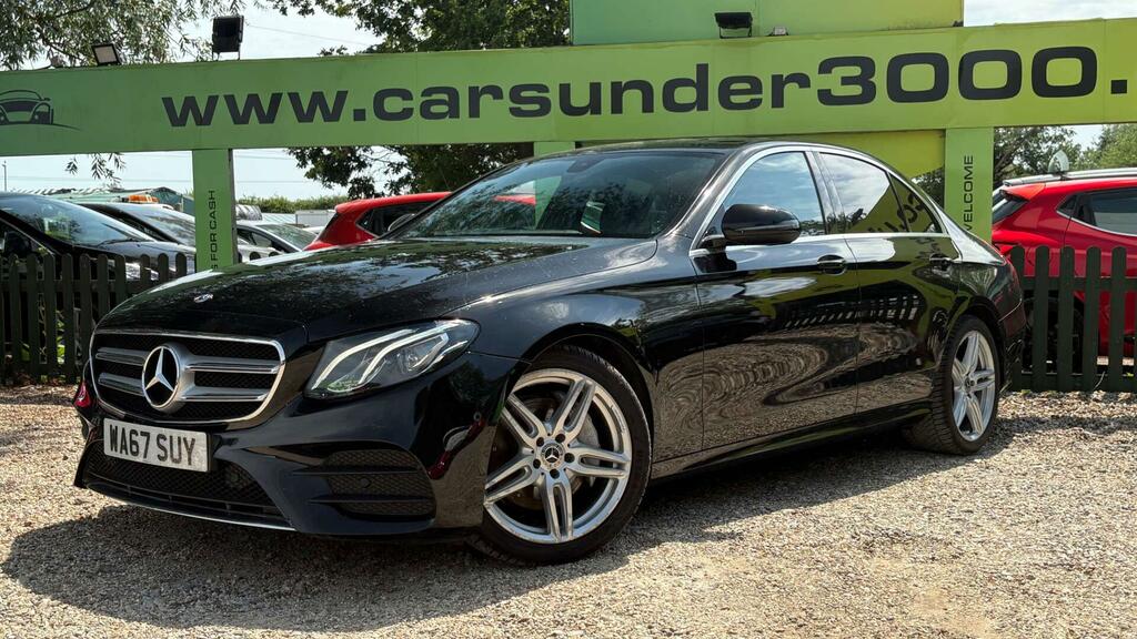 Mercedes-Benz E Class 2.0 E220d Amg Line G-tronic Euro 6 Ss WA67SUY Black #3