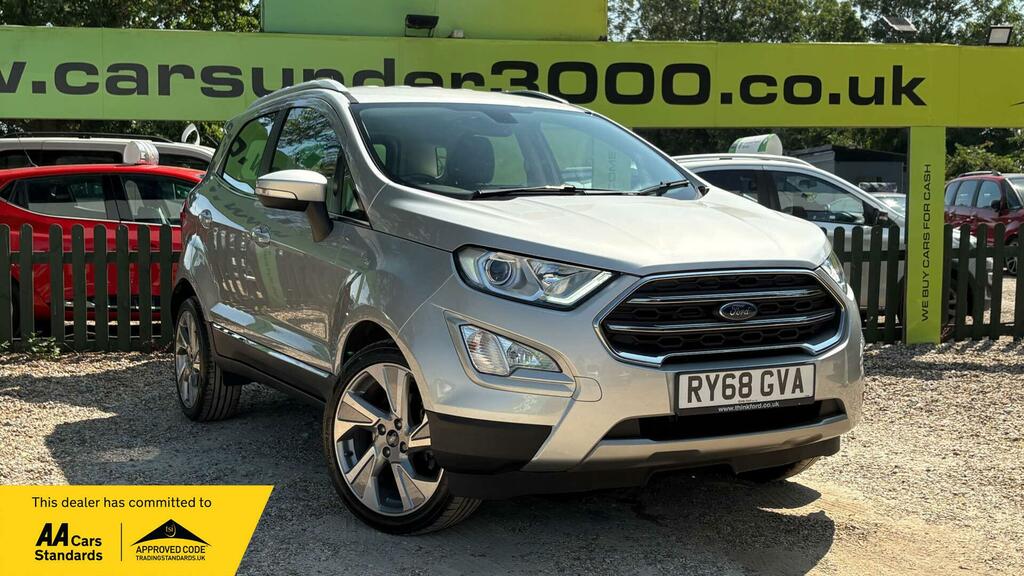Ford Ecosport 1.0T Ecoboost Titanium Euro 6 Ss Silver
