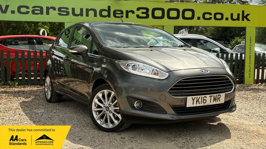 Ford Fiesta 1.0T Ecoboost Titanium X Euro 6 Ss YK16TMR Grey