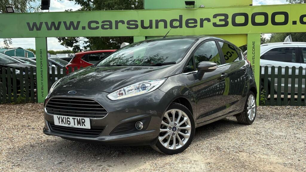 Ford Fiesta 1.0T Ecoboost Titanium X Euro 6 Ss YK16TMR Grey #3