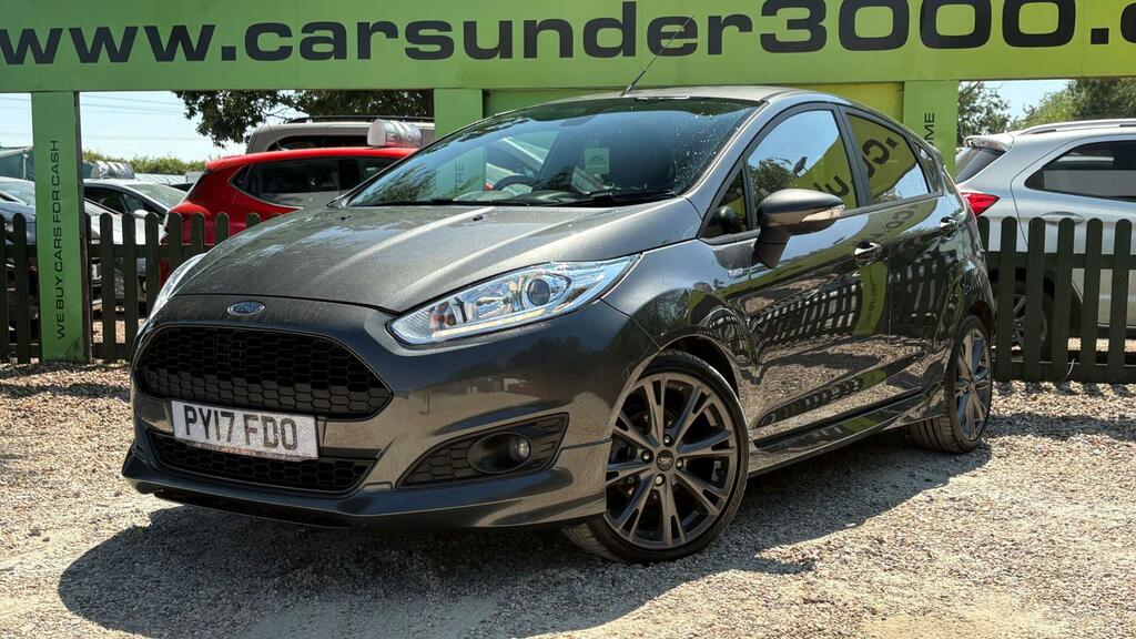 Ford Fiesta 1.0T Ecoboost St-line Euro 6 Ss PY17FDO Grey #3