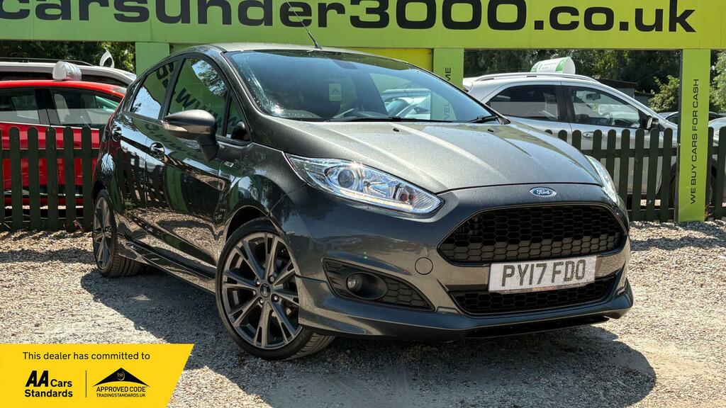 Ford Fiesta 1.0T Ecoboost St-line Euro 6 Ss PY17FDO Grey