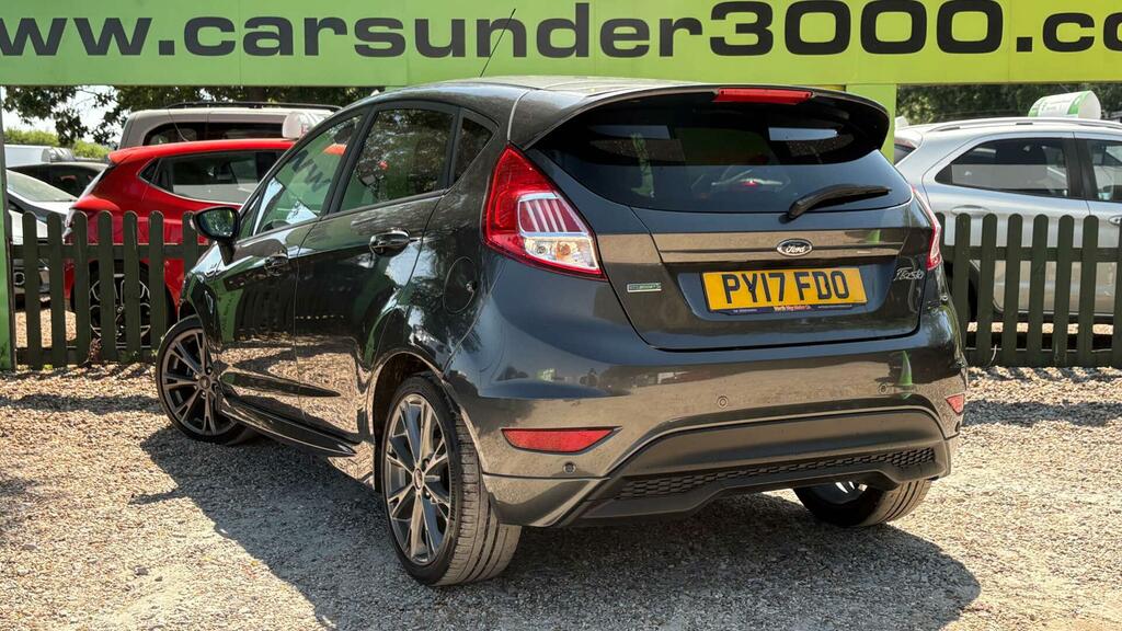 Ford Fiesta 1.0T Ecoboost St-line Euro 6 Ss PY17FDO Grey #4