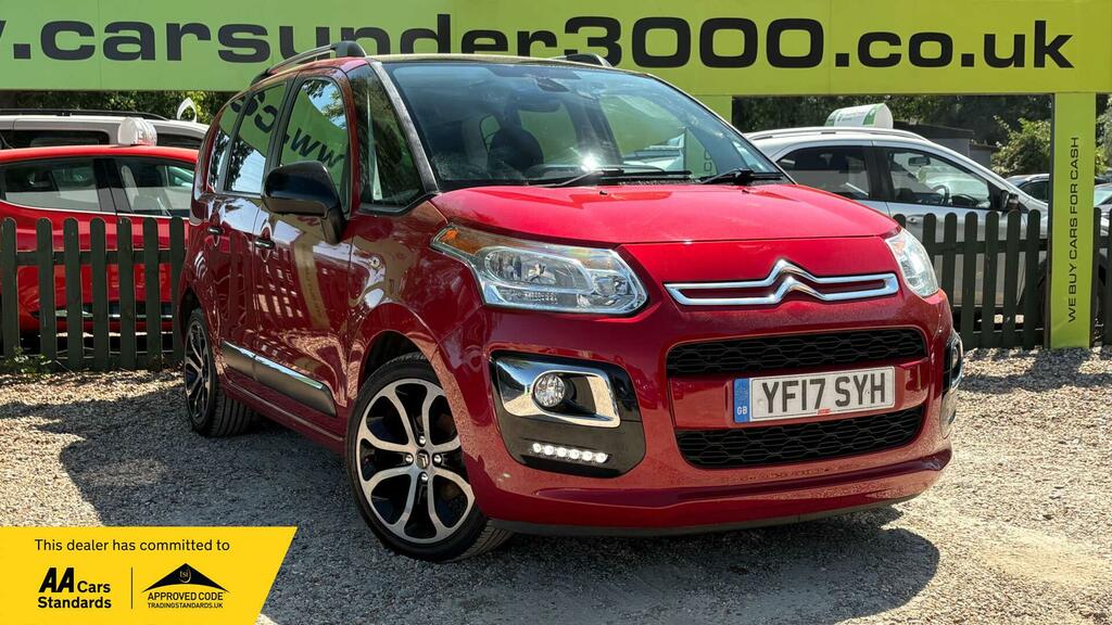 Citroen C3 Picasso 1.6 Bluehdi Platinum Euro 6 Red
