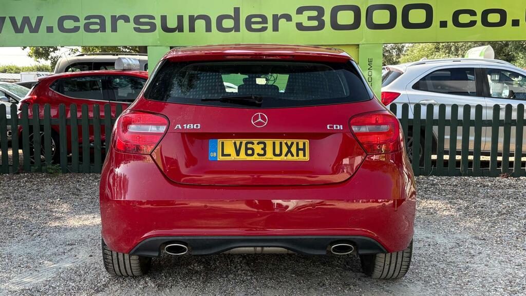 Mercedes-Benz A Class 1.5 A180 Cdi Sport Euro 5 Ss LV63UXH Red #5