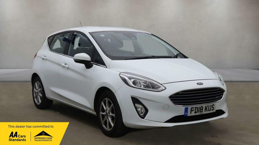 Ford Fiesta 1.0T Ecoboost Zetec Euro 6 Ss White