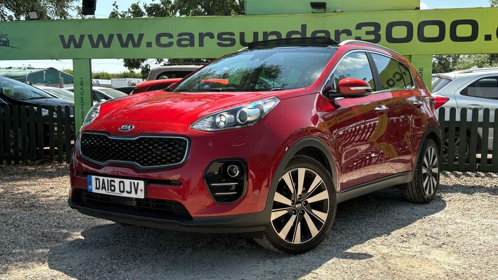Kia Sportage 1.7 Crdi 4 Euro 6 Ss DA16OJV Red #3
