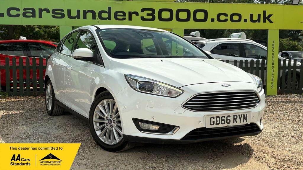 Ford Focus 1.0T Ecoboost Titanium X Euro 6 Ss White