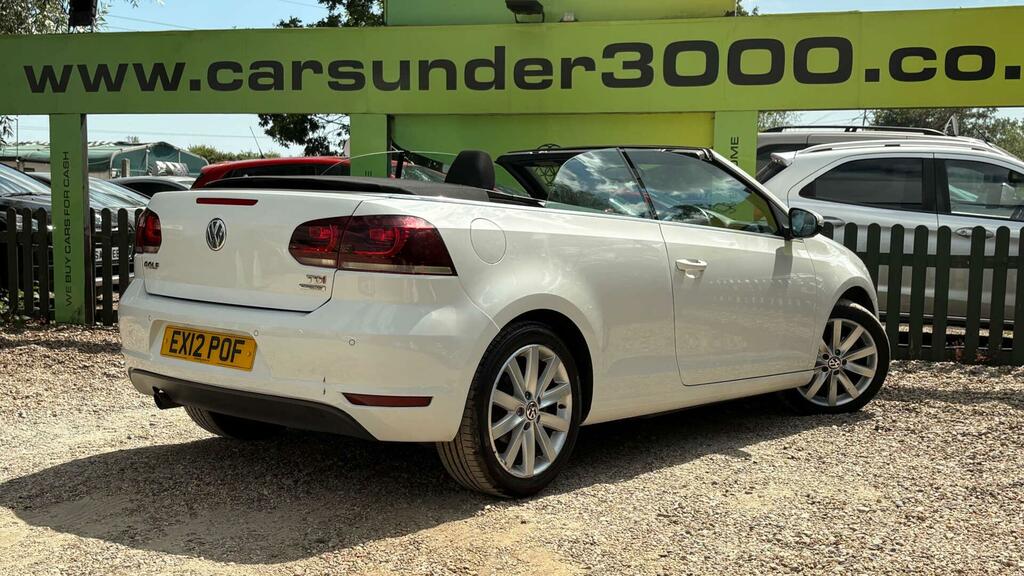Volkswagen Golf 1.6 Tdi Bluemotion Tech Se Cabriolet Euro 5 Ss White #6