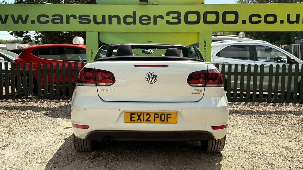Volkswagen Golf 1.6 Tdi Bluemotion Tech Se Cabriolet Euro 5 Ss White #5