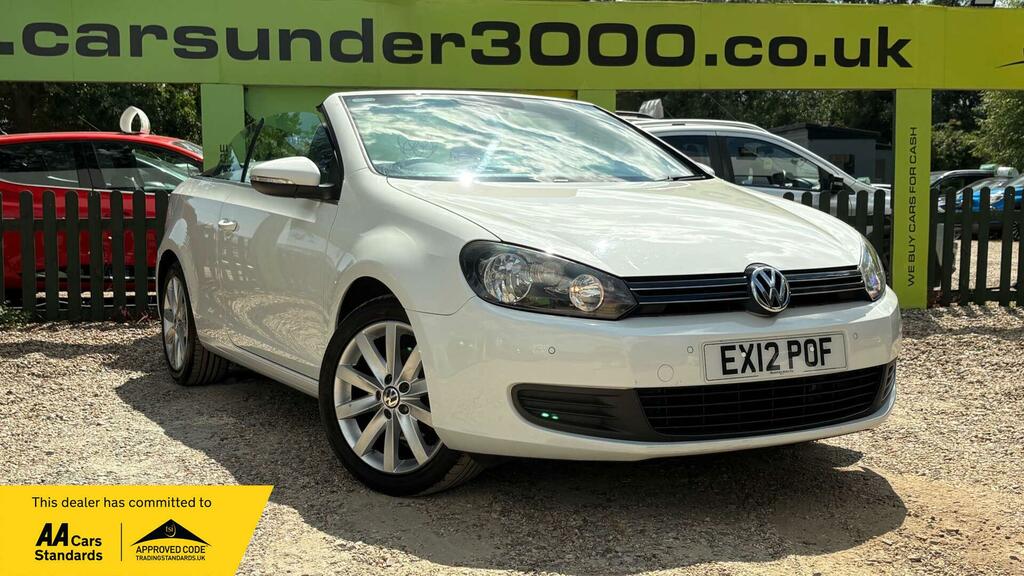 Volkswagen Golf 1.6 Tdi Bluemotion Tech Se Cabriolet Euro 5 Ss White