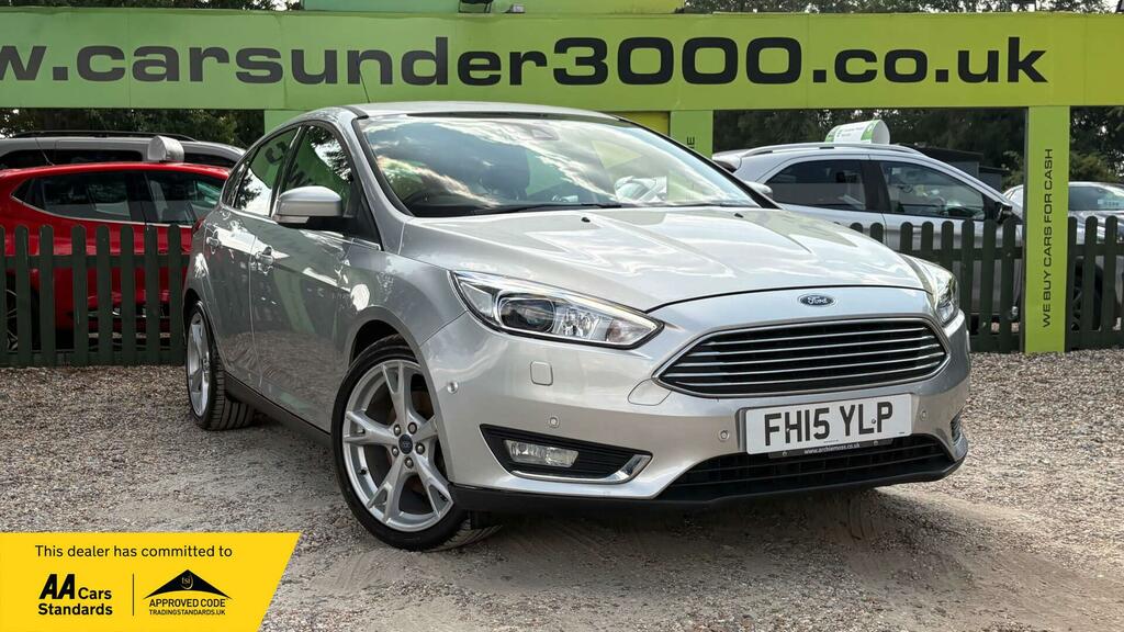 Ford Focus 1.5T Ecoboost Titanium X Euro 6 Ss FH15YLP Silver