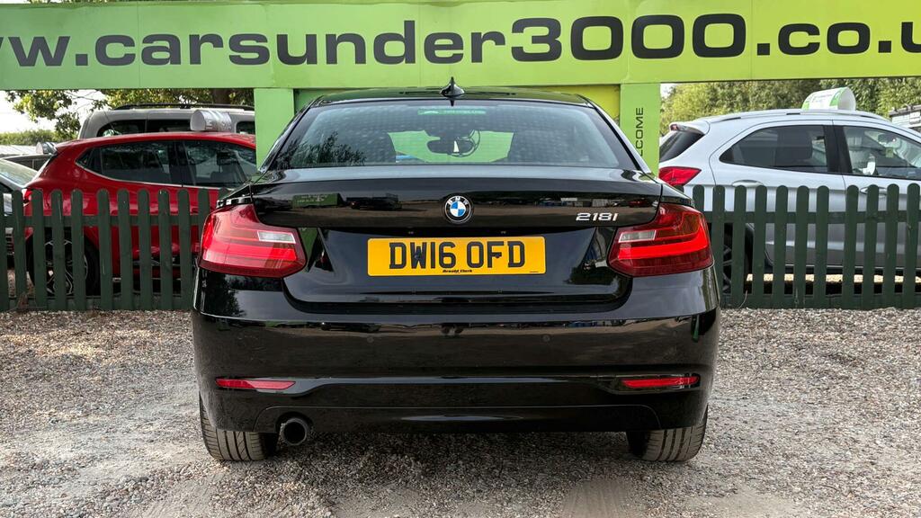 BMW 2 Series 1.5 218I Se Euro 6 Ss DW16OFD Black #5