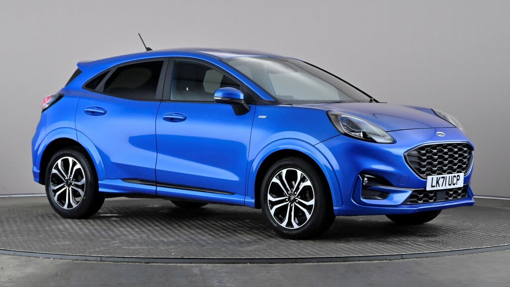 Ford Puma 1.0 Ecoboost Hybrid Mhev St-line Design Blue