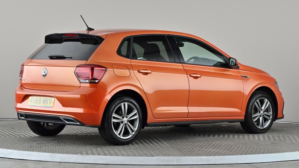 Volkswagen Polo 1.0 Tsi 115 R-line Dsg VU68MKV Orange #6