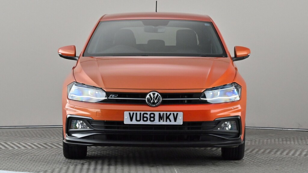 Volkswagen Polo 1.0 Tsi 115 R-line Dsg VU68MKV Orange #2
