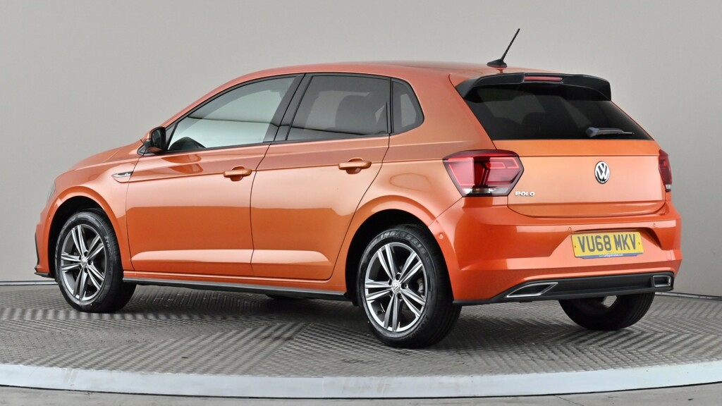 Volkswagen Polo 1.0 Tsi 115 R-line Dsg VU68MKV Orange #4