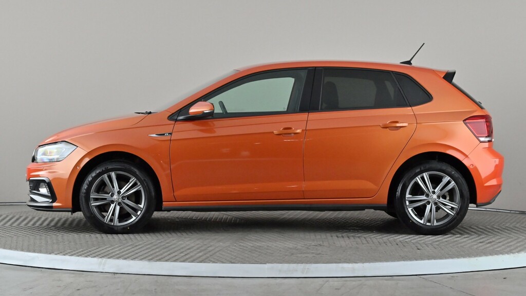 Volkswagen Polo 1.0 Tsi 115 R-line Dsg VU68MKV Orange #3