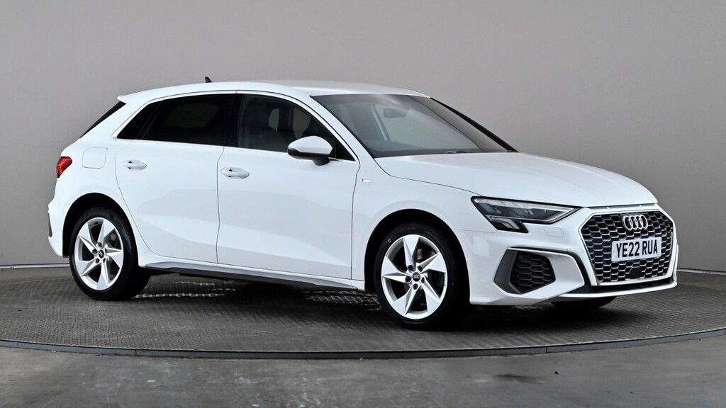 Audi A3 40 Tfsi E S Line S Tronic 17 Inch Alloy White