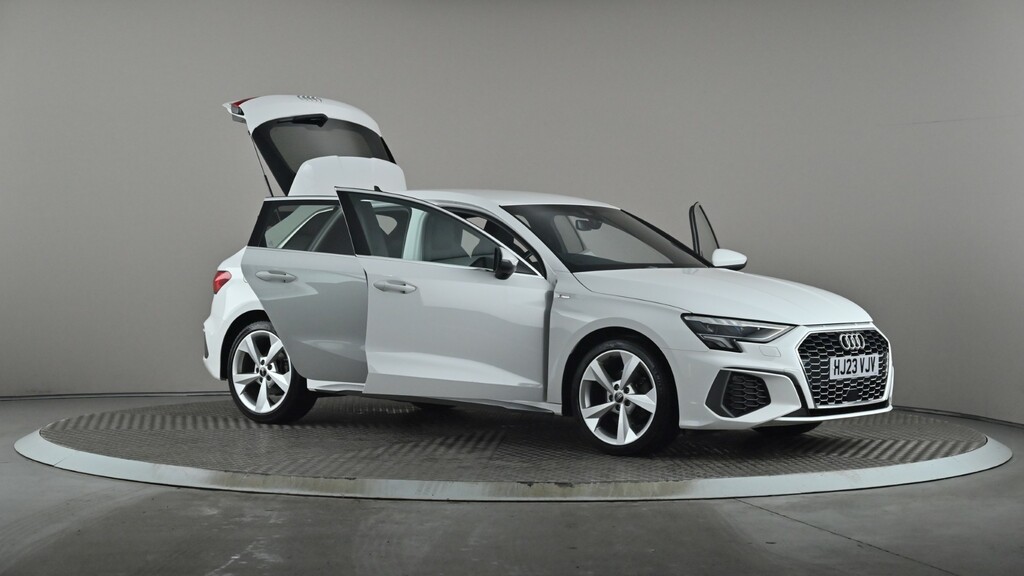 Audi A3 35 Tfsi S Line HJ23VJV White #6