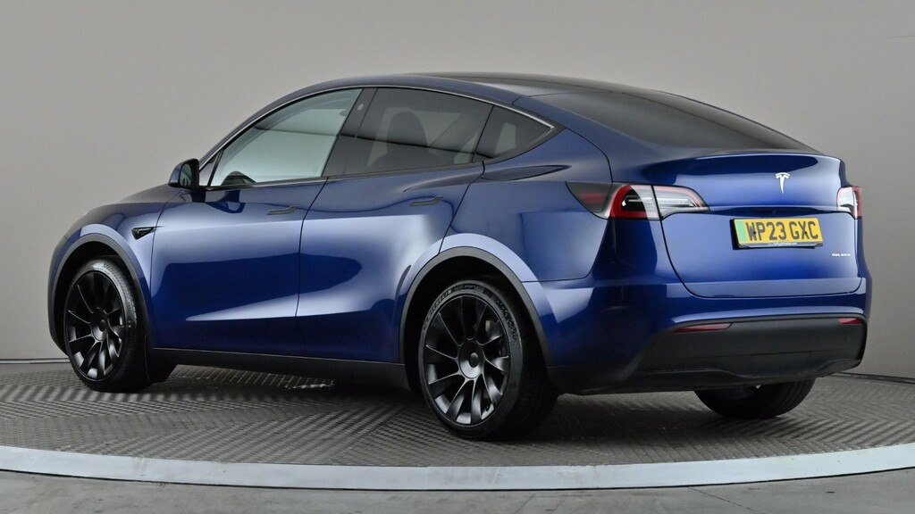 Tesla Model Y Long Range Awd Blue #4