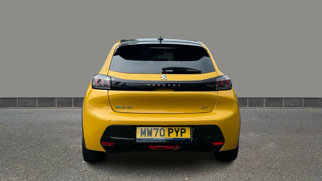 Peugeot e-208 100Kw Gt 50Kwh Yellow #5