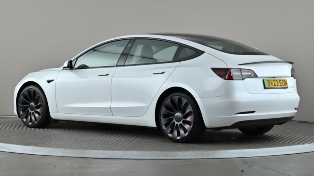 Tesla Model 3 Performance Awd Performance Upgrade BV23EOM White #4