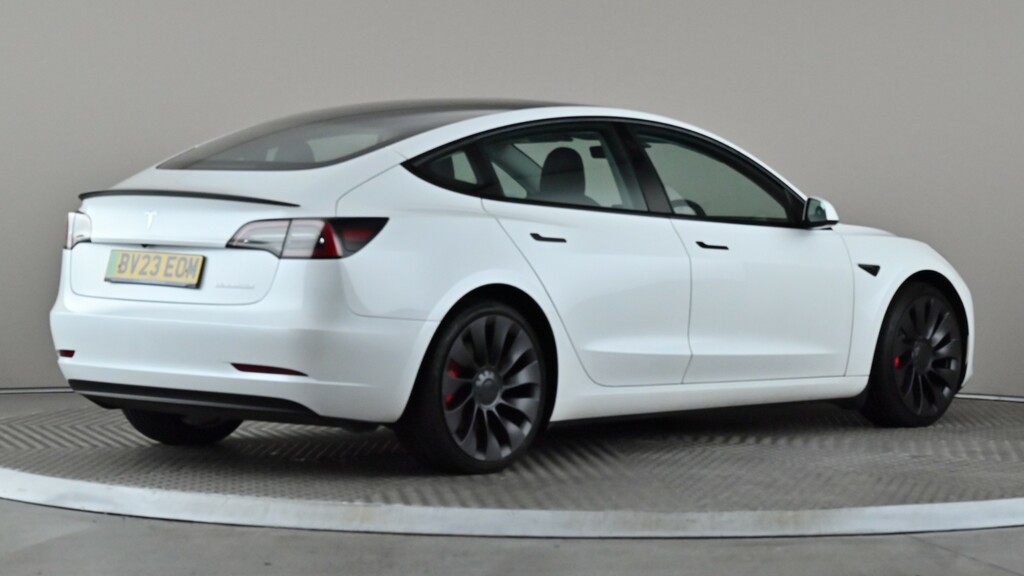 Tesla Model 3 Performance Awd Performance Upgrade BV23EOM White #6