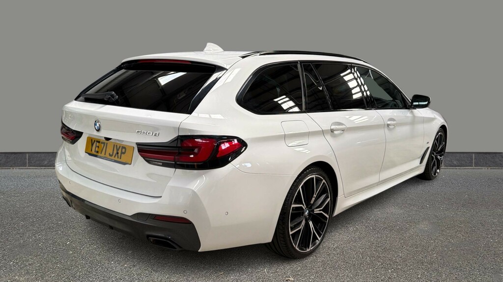 BMW 5 Series 520D Mht M Sport Step Techpro Pack YE71JXP White #6