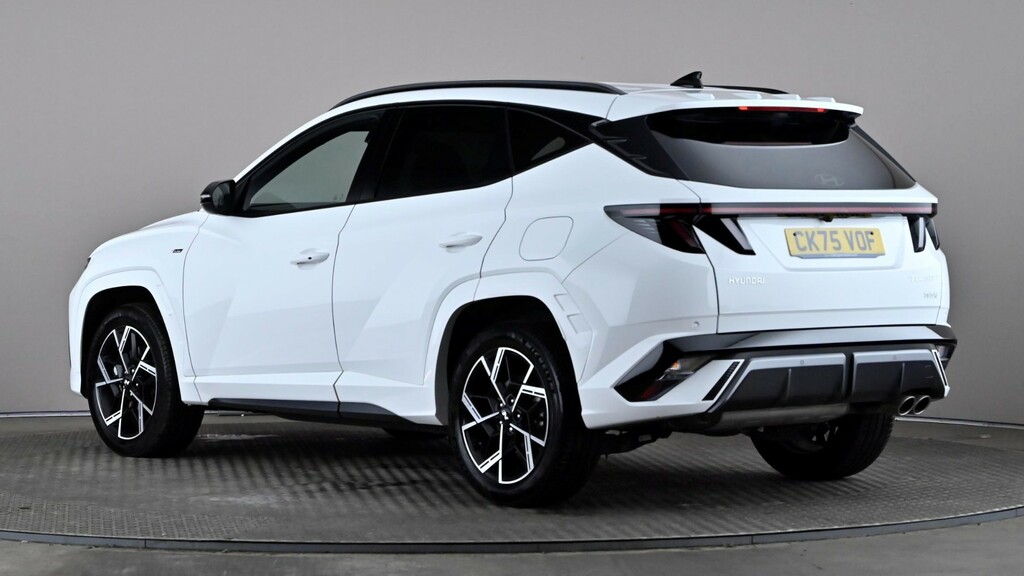 Hyundai Tucson 1.6T Hybrid N Line White #4
