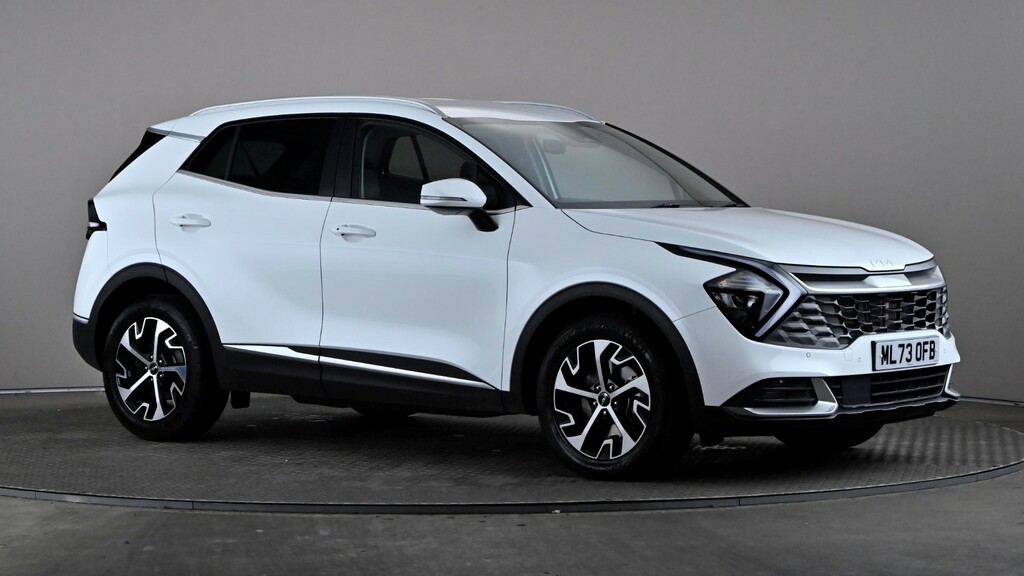 Kia Sportage 1.6T Gdi Hev 3 White