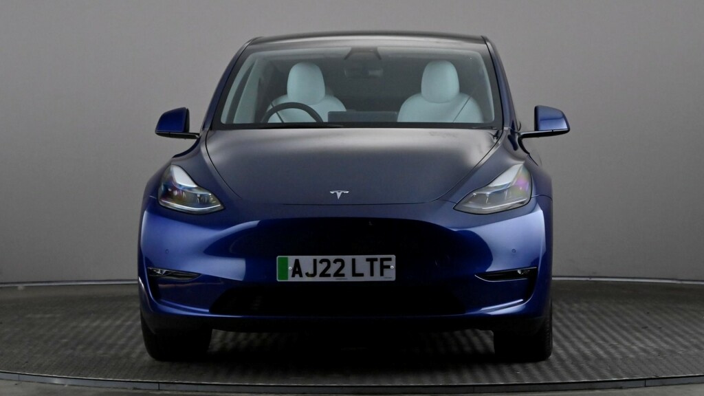 Tesla Model Y Long Range Awd Blue #2