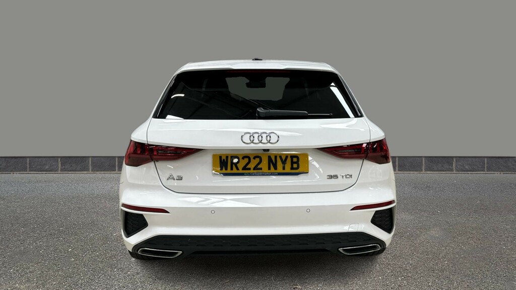 Audi A3 35 Tdi S Line S Tronic Comfortsound WR22NYB White #5