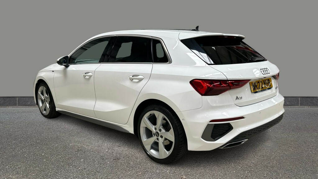 Audi A3 35 Tdi S Line S Tronic Comfortsound WR22NYB White #4