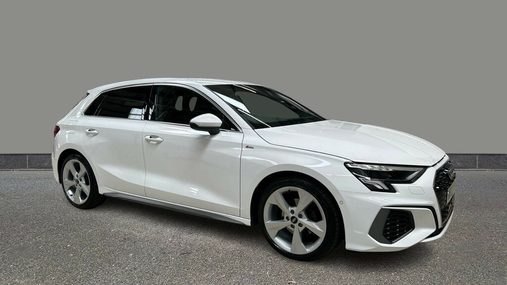 Audi A3 35 Tdi S Line S Tronic Comfortsound WR22NYB White