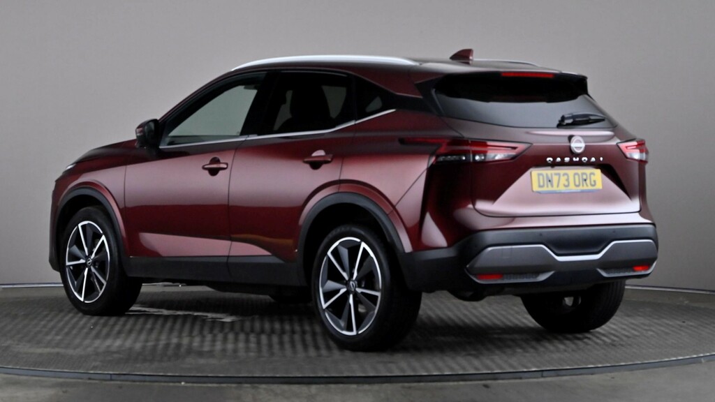 Nissan Qashqai 1.3 Dig-t Mh Tekna DN73ORG Red #4