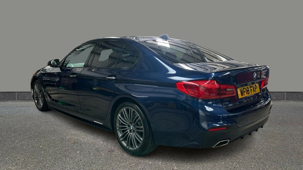 BMW 5 Series 525D M Sport WF18FXP Blue #4