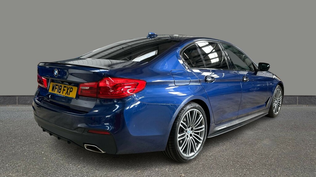 BMW 5 Series 525D M Sport WF18FXP Blue #6