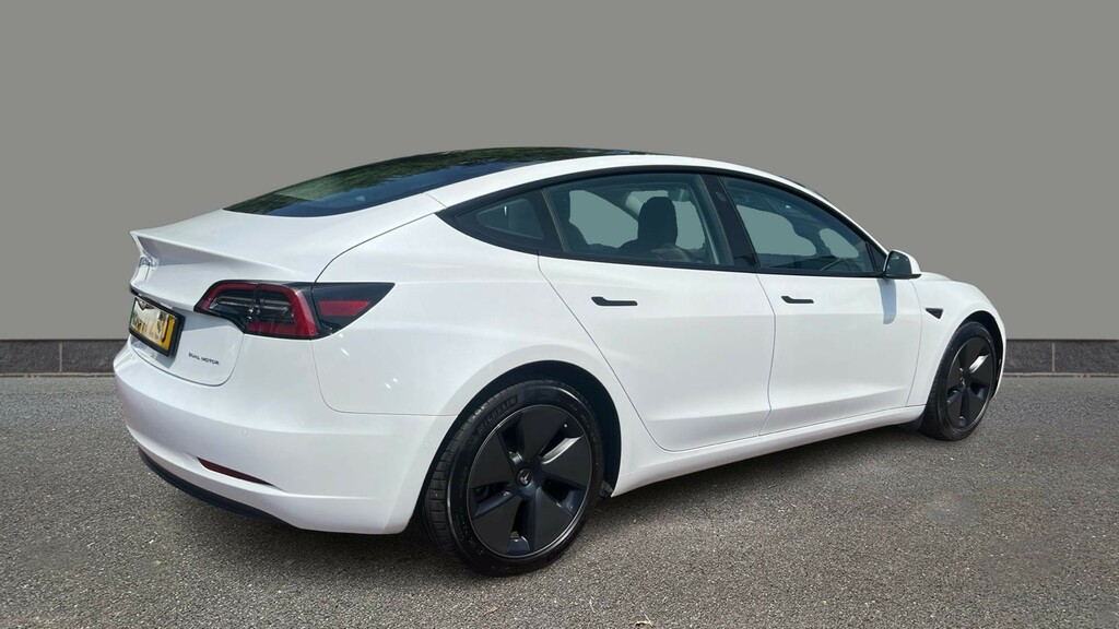 Tesla Model 3 Long Range Awd White #6