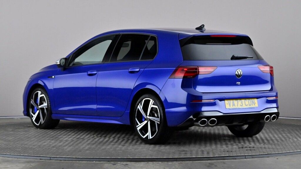Volkswagen Golf 2.0 Tsi 320 R 4Motion Dsg VA73CDN Blue #4