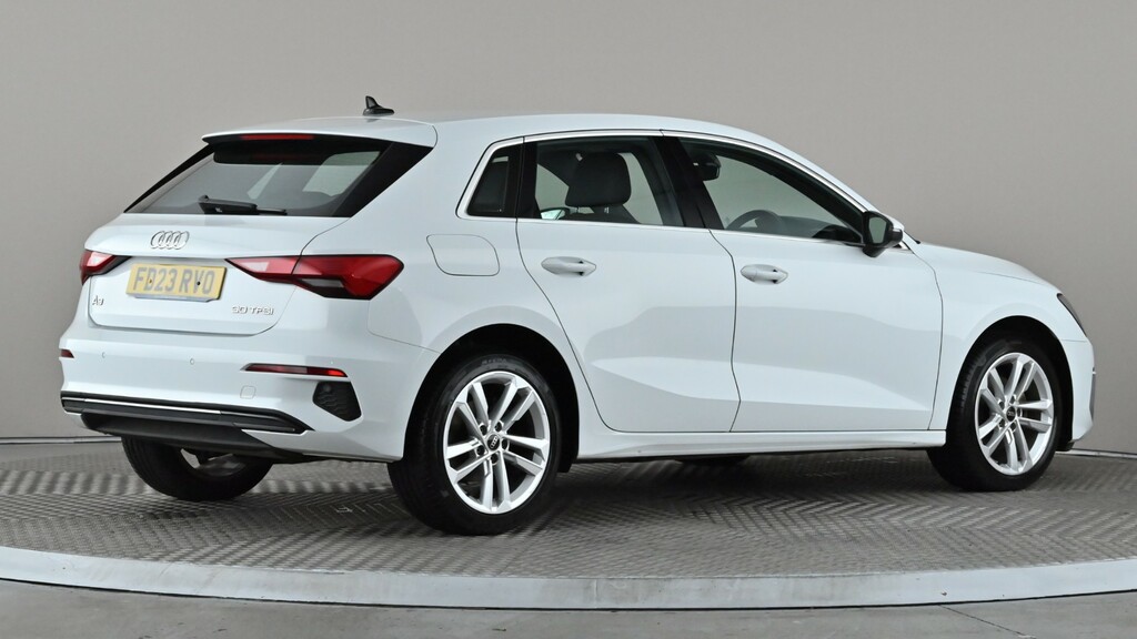 Audi A3 30 Tfsi Sport FD23RVO White #6