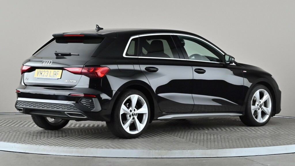 Audi A3 30 Tfsi S Line S Tronic VN23LDF Black #6