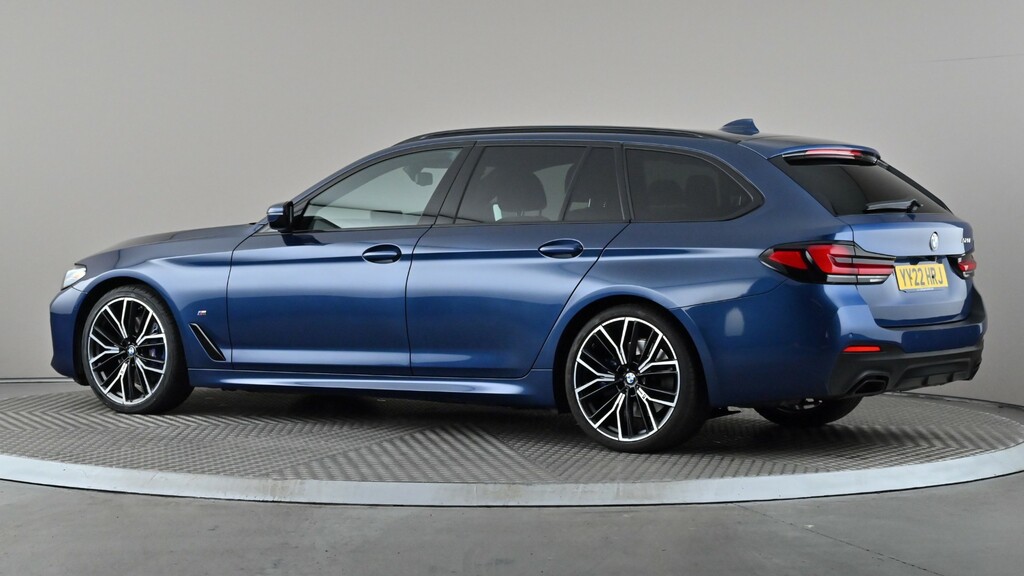BMW 5 Series 520I Mht M Sport Step Pro Pack Blue #4