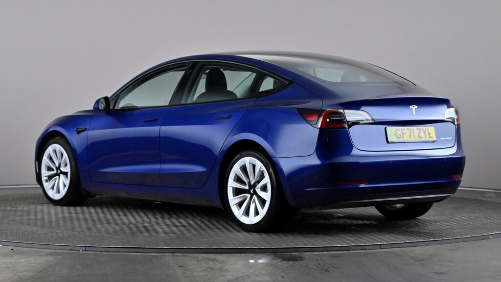 Tesla Model 3 Long Range Awd Blue #4