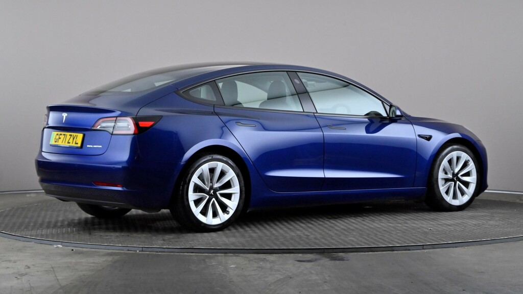 Tesla Model 3 Long Range Awd Blue #6