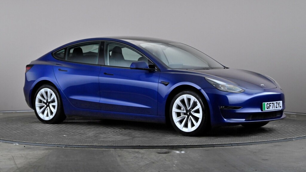 Tesla Model 3 Long Range Awd Blue
