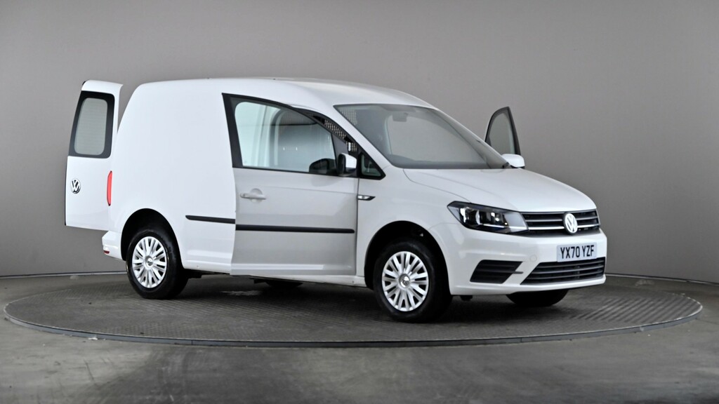 Volkswagen Caddy 2.0 Tdi Bluemotion Tech 102Ps Startline Van Dsg White #7
