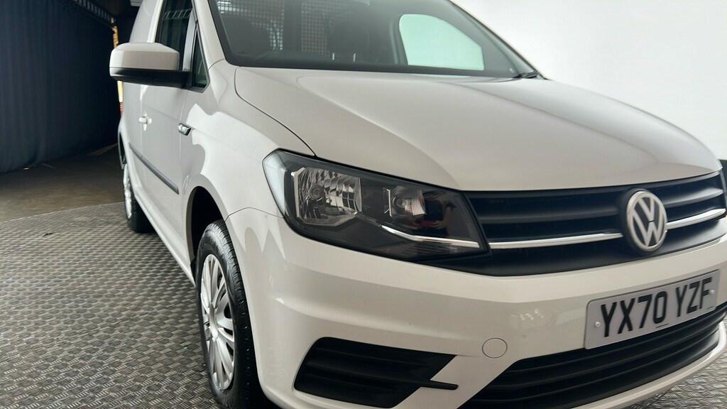 Volkswagen Caddy 2.0 Tdi Bluemotion Tech 102Ps Startline Van Dsg White #19